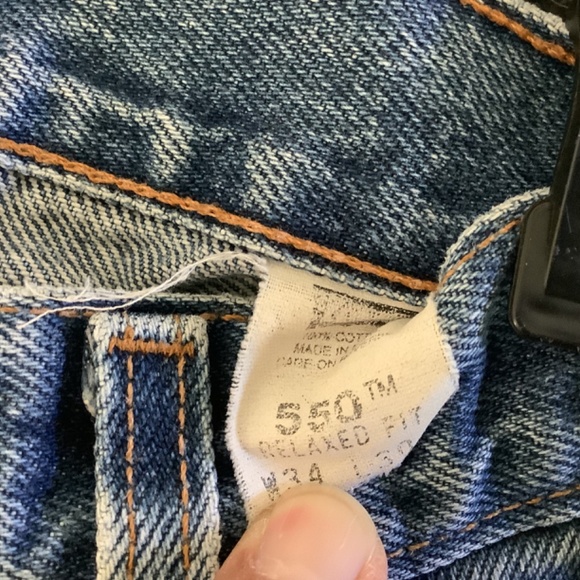 Mens sizes 36-38 - Sold As Is Bundle Levi’s Jeans 505 540 550 Vintage 90s 1990s - Picture 6 of 16